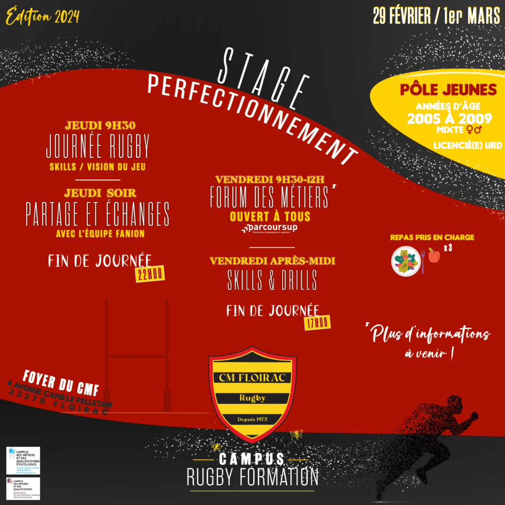 Lire la suite à propos de l’article CAMPUS RUGBY FORMATION