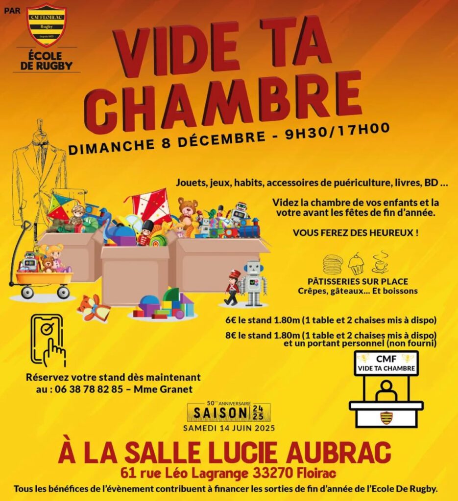 Lire la suite à propos de l’article Vide ta chambre